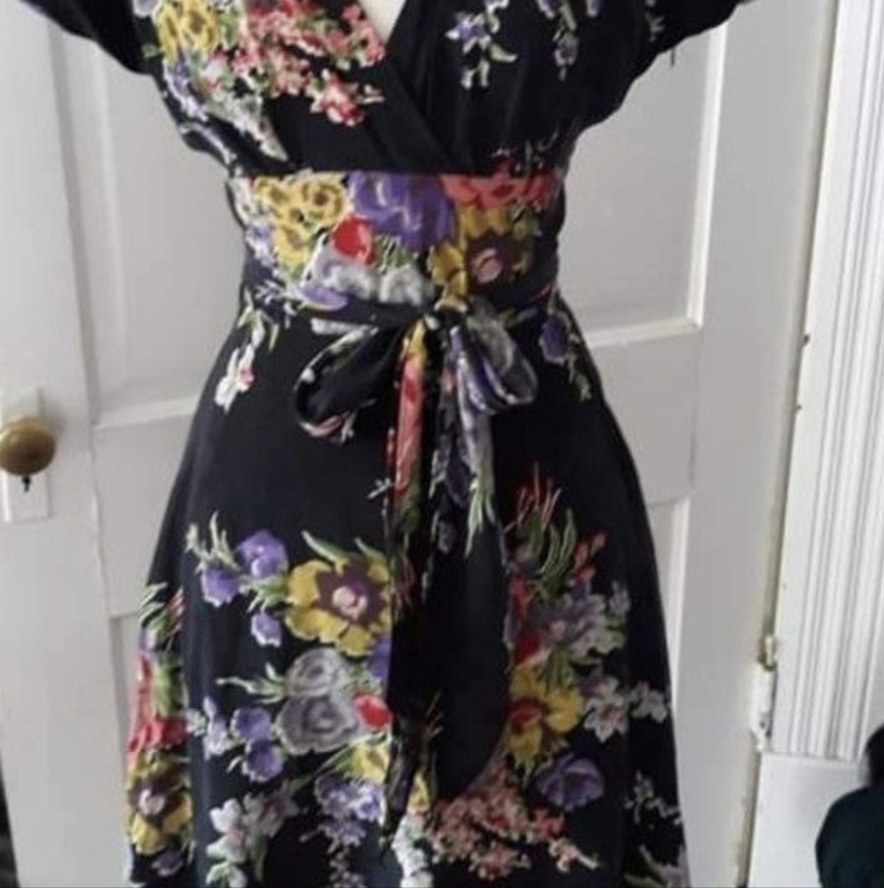 Trashy Diva Black floral obi